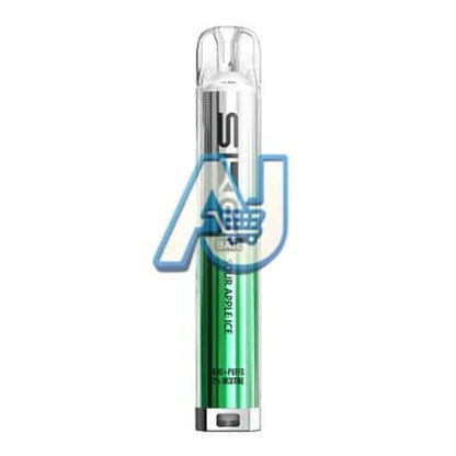 SKE Crystal BAR Prefilled Vape Kit, Sour Apple Ice Flavor
