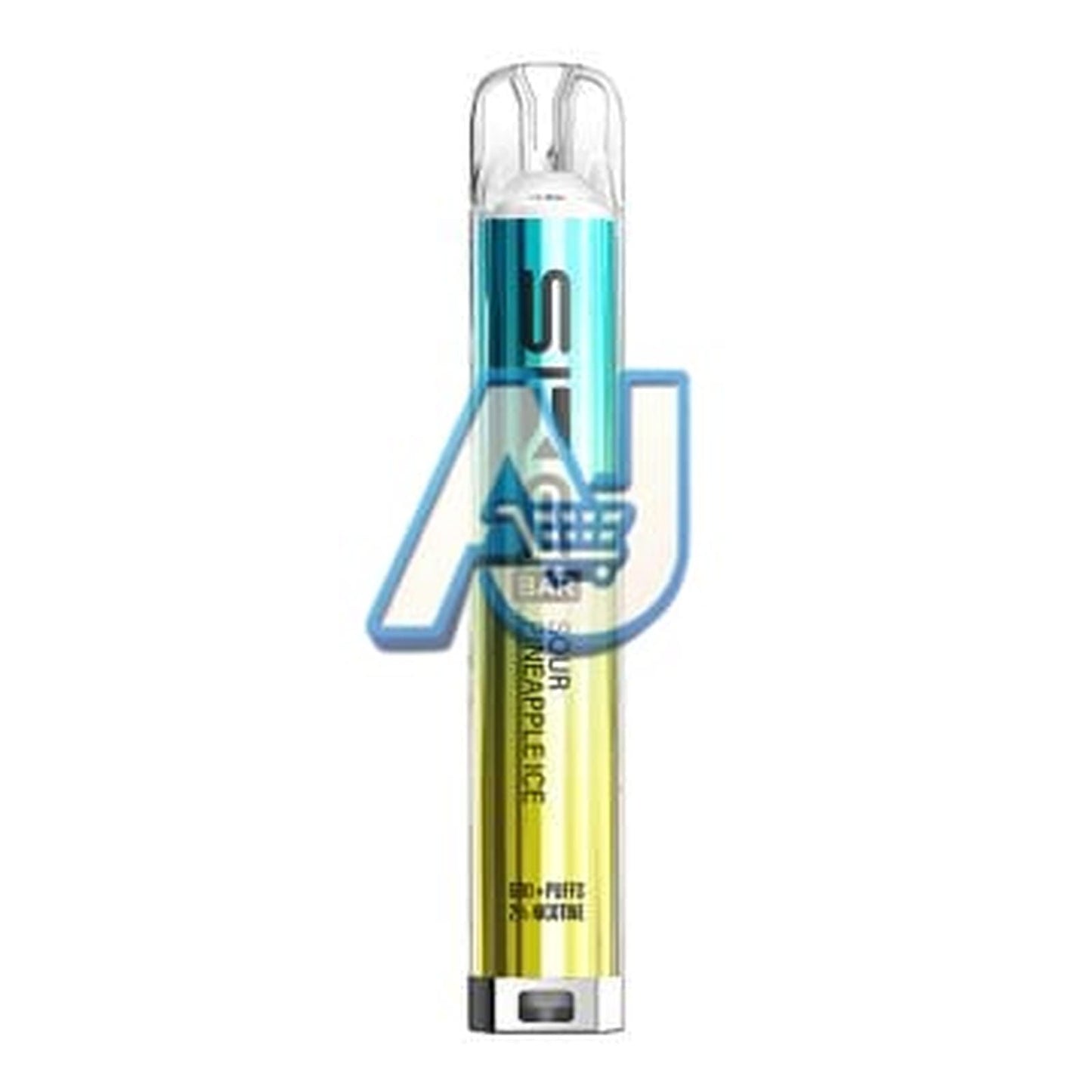 SKE Crystal BAR Prefilled Vape Kit, Sour Pineapple Ice Flavor