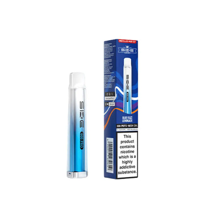 SKE Crystal Vape Pro 600 Prefilled Pod Vape Kit Blue Razz Lemonade Flavour 