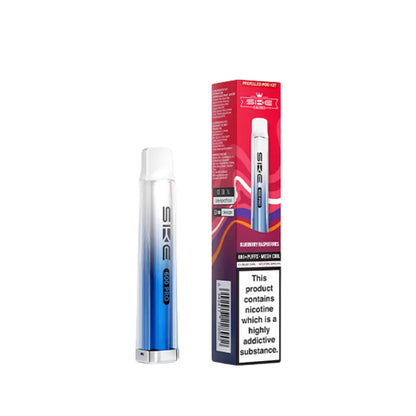 SKE Crystal Vape Pro 600 Prefilled Pod Vape Kit Blueberry Raspberries 