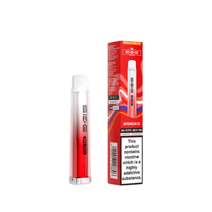SKE Crystal Vape Pro 600 Prefilled Pod Vape Kit Watermelon Ice Flavour 