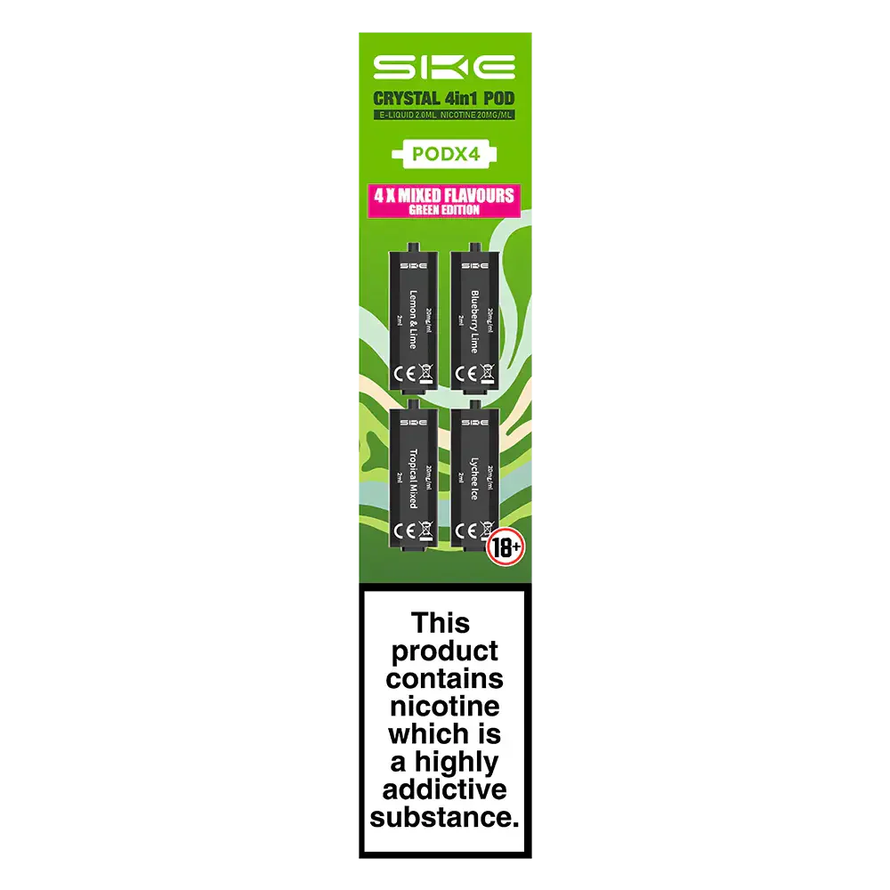 SKE Crystal 4 in 1 Prefilled Pods