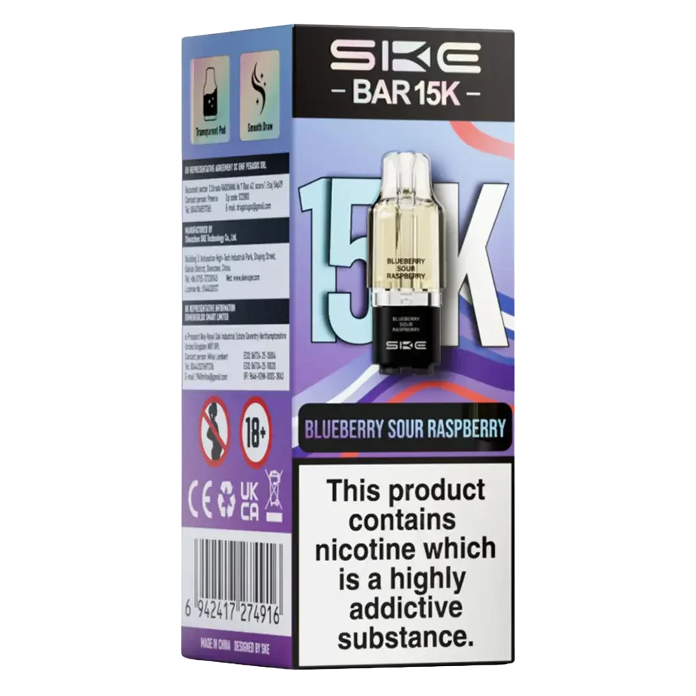SKE Bar 15K Prefilled Pods