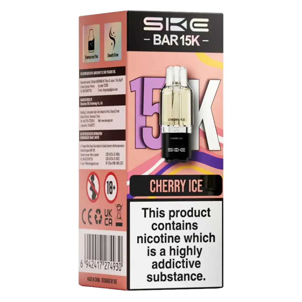 SKE Bar 15K Prefilled Pods