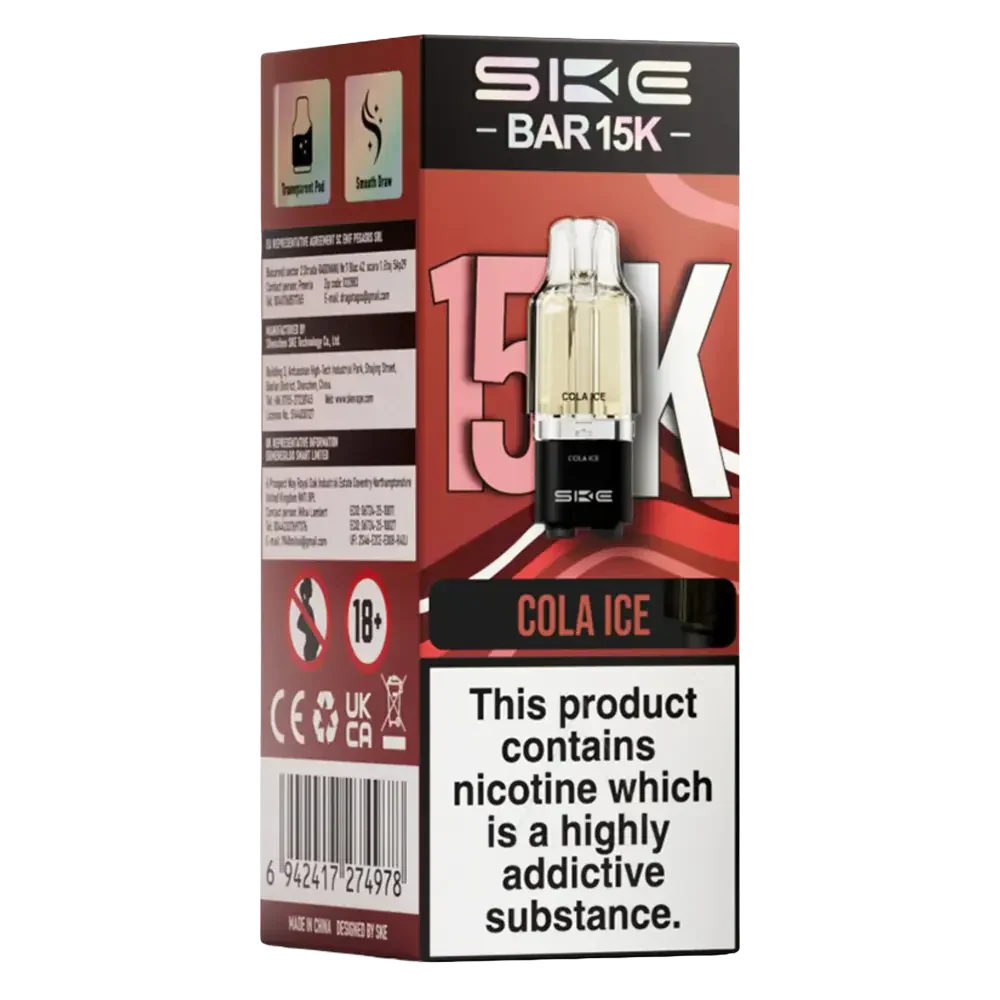 SKE Bar 15K Prefilled Pods