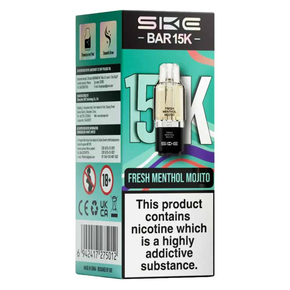 SKE Bar 15K Prefilled Pods