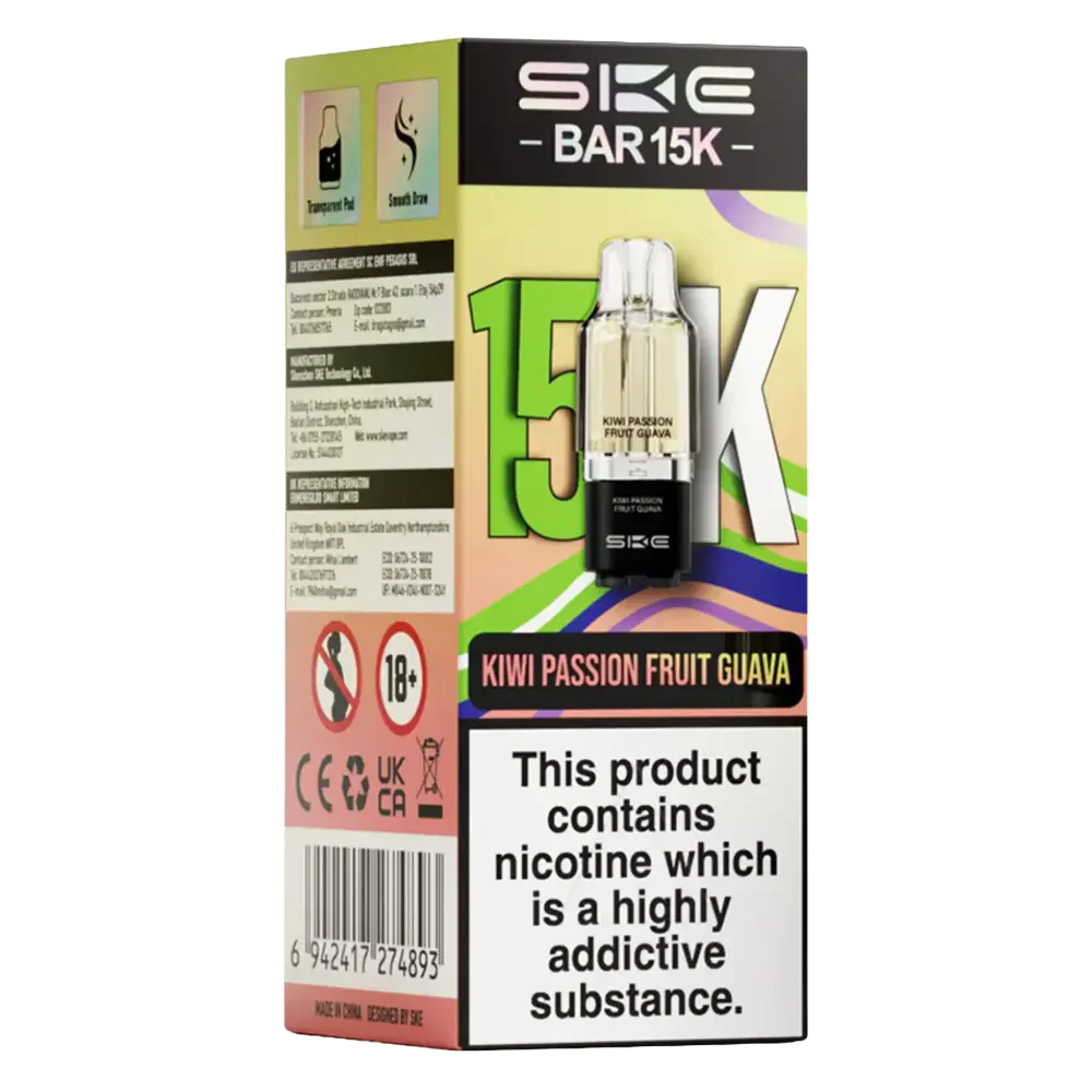 SKE Bar 15K Prefilled Pods