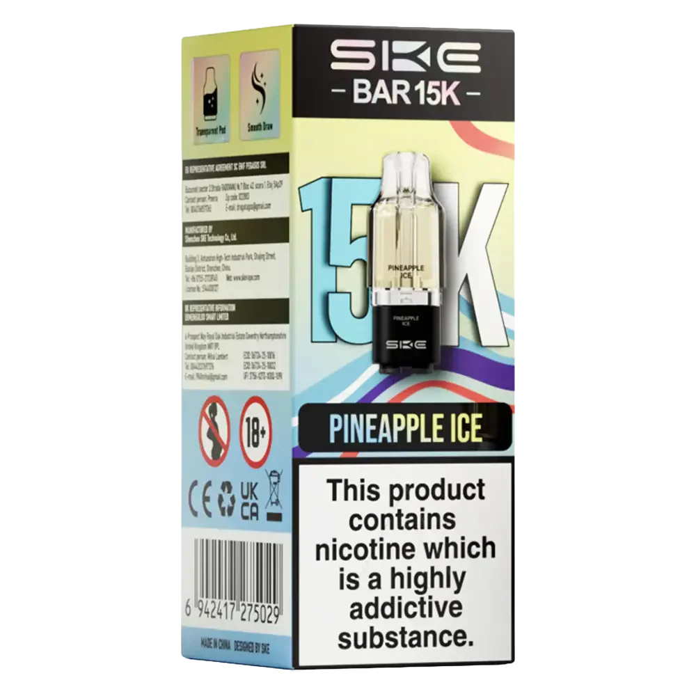 SKE Bar 15K Prefilled Pods