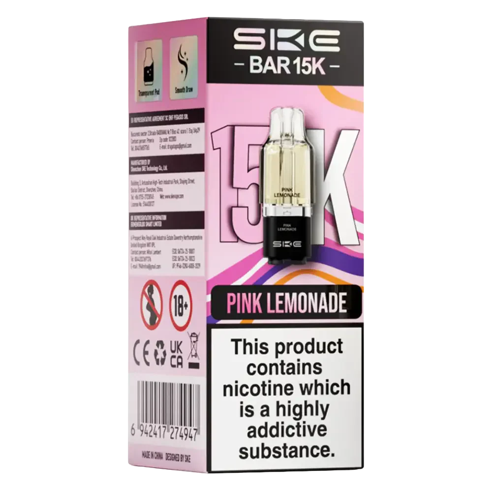 SKE Bar 15K Prefilled Pods