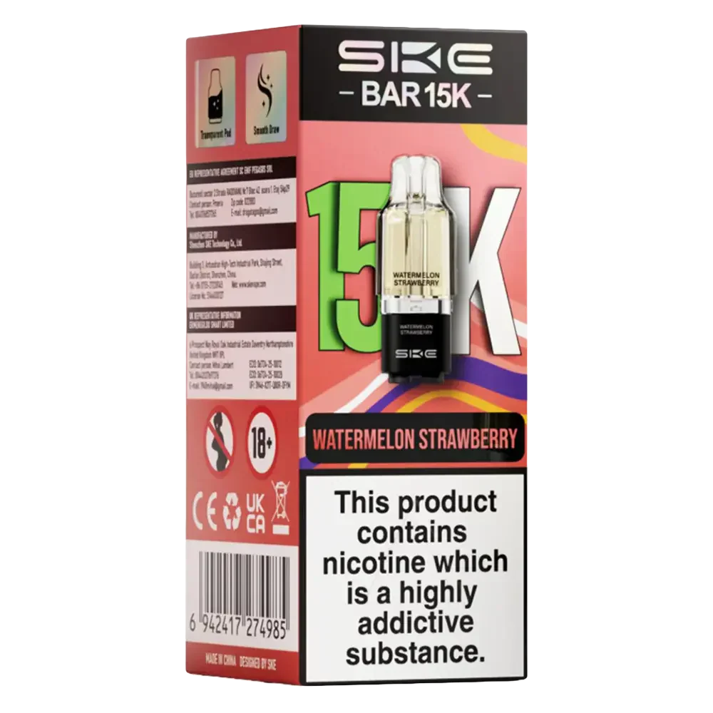 SKE Bar 15K Prefilled Pods