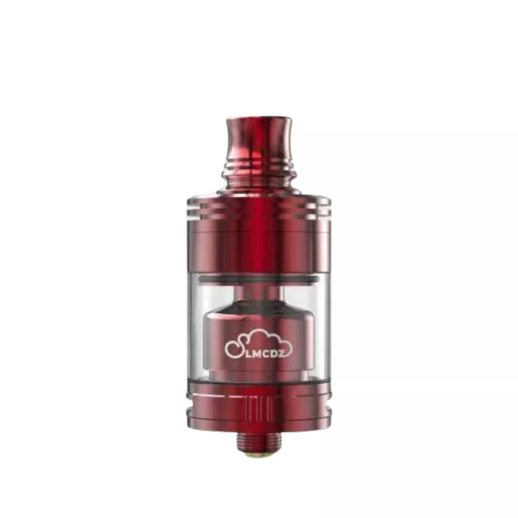 SLMCDZ RTA by Republic of Vape wine red rebuildable tank atomiser with glass section