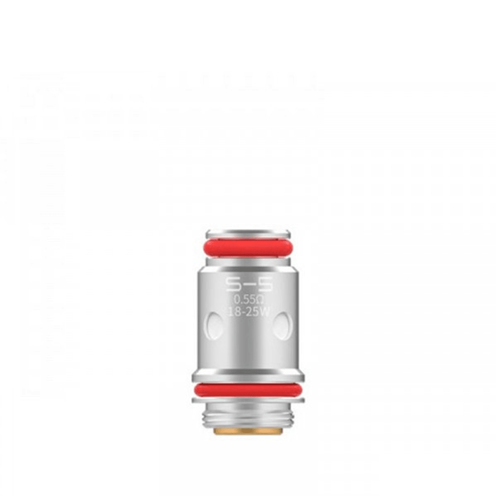 Smoant S Series replacement mesh coil with red O-rings, displayed on a white background.