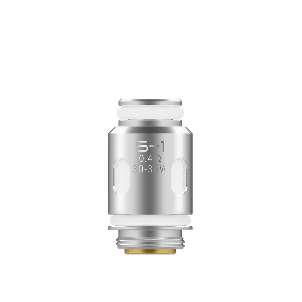 Smoant Santi mesh replacement coil, 0.42 ohm, silver, for vaping.