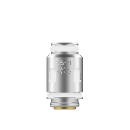 Smoant Santi mesh replacement coil, 0.42 ohm, silver, for vaping.