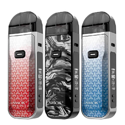Smok Nord 5 Pod Kit, Red Grey Dart, Fluid Black Grey, Blue Grey Dart Color