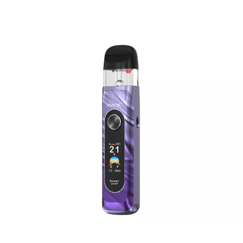 Smok Novo 6 Pod Vape Kit In purple Colour on a white background.