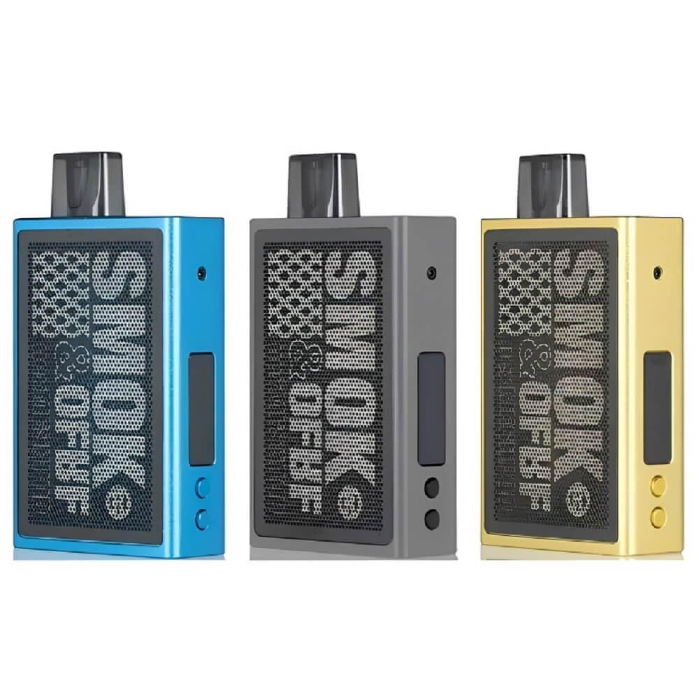 Smok Ofrf Nexm Pod Kit, Blue, Gunmetal, Gold Color