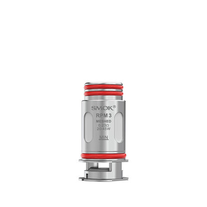 SMOK RPM 3 replacement coil with red accents, displayed on a white background.