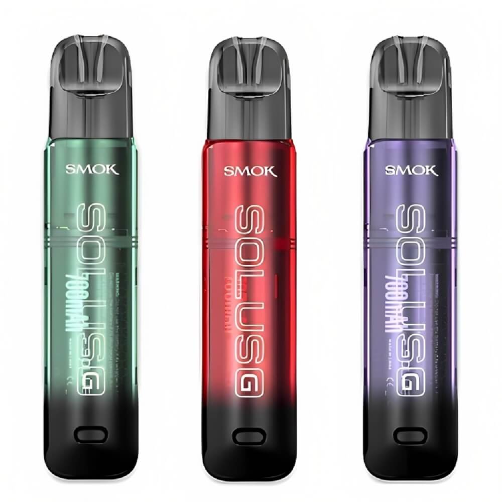 Smok Solus G Pod Kit Vapes, Green, Red, Purple Color