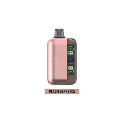SMOK Spaceman Ultra Turbo 15000 Prefilled Pod Kit Box of 5, Peach Berry Ice Flavour