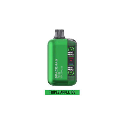SMOK Spaceman Ultra Turbo 15000 Prefilled Pod Kit Box of 5, Triple Apple Ice Flavour