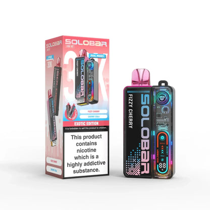 Solo Bar Boost 30K Prefilled Pod Vape Kit Box of 5, Exotic Edition