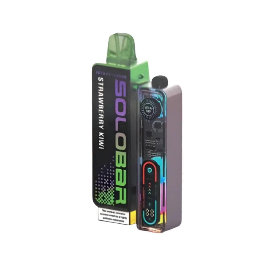 Solobar 30K Prefilled Pod Vape Kit Green Edition - Strawberry Kiwi - Lemon Lime 
