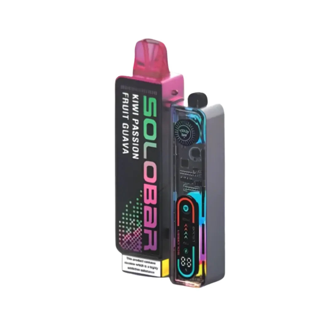 Solobar 30K Prefilled Pod Vape Kit Kiwi Edition - Kiwi Passion Fruit Guava - Strawberry Kiwi 