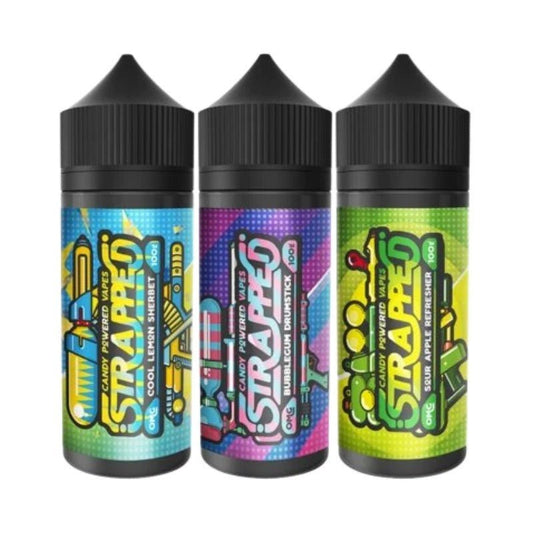 Strapped 100ml E-liquids - #Simbavapeswholesale#