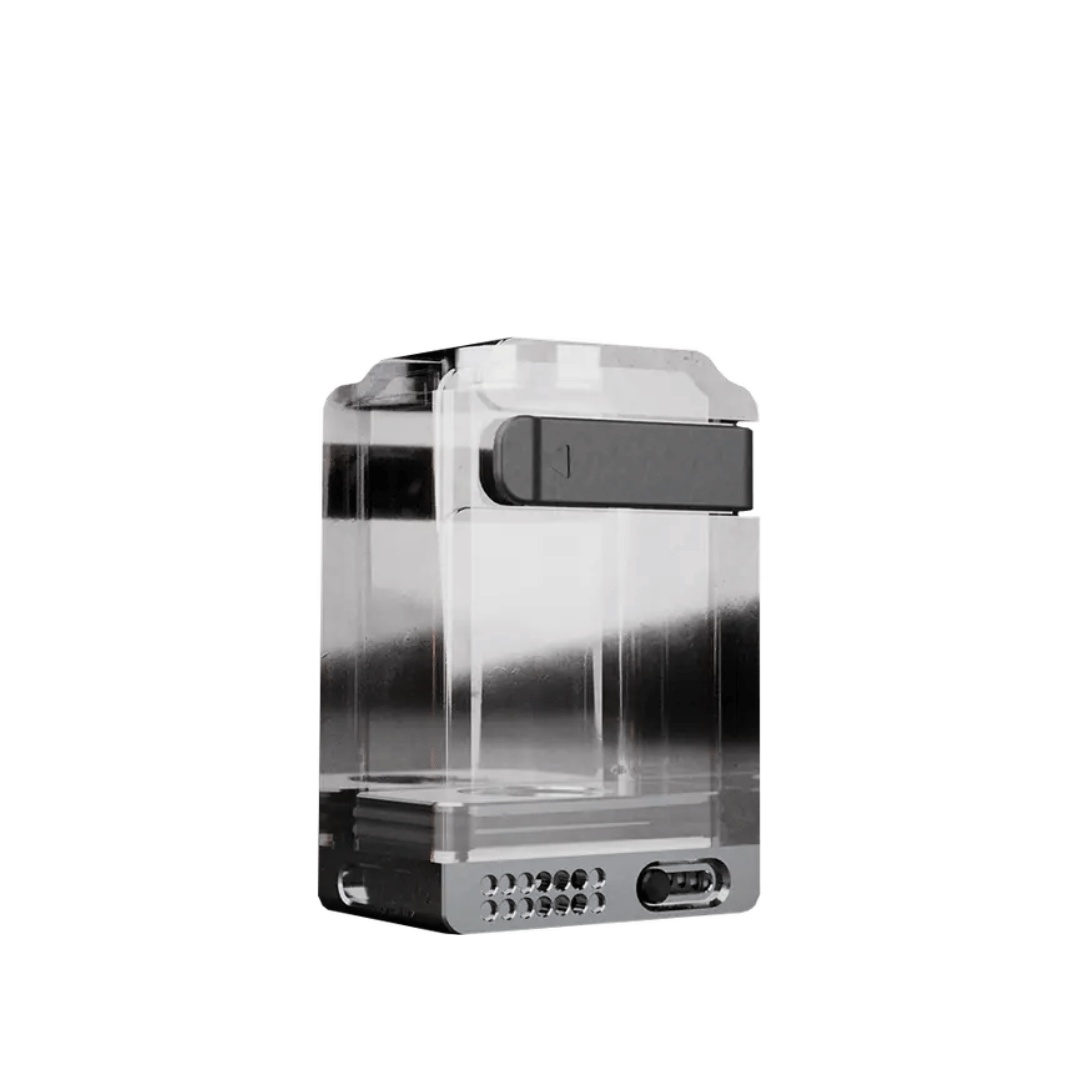 Clear Suicide Mods Crypt Boro Tank with minimalist design and sleek lines.