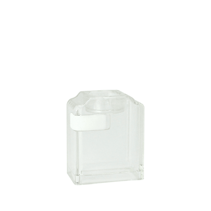 Clear square replacement tank for SXK Mission XV Orbit RBA, transparent design.