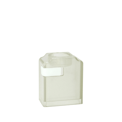 Clear replacement vape tank for SXK Mission XV Orbit RBA, square-shaped design.