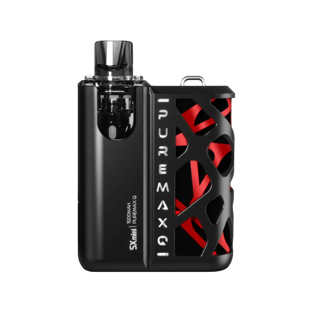 SXMini Puremax Q Pod Vape Kit In Blaze Black Colour