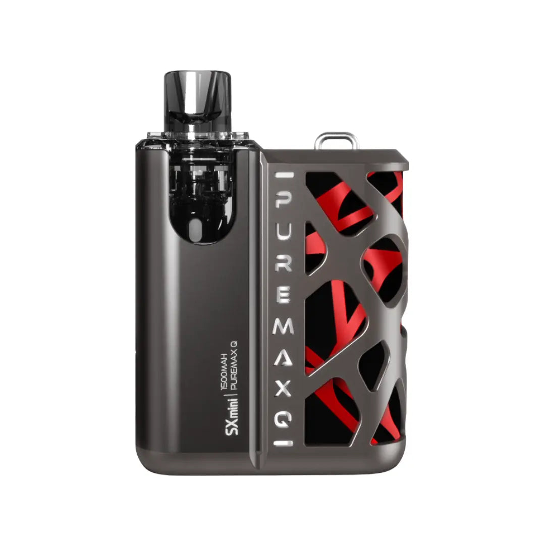 SXMini Puremax Q Pod Vape Kit In Blaze Gunmetal Colour