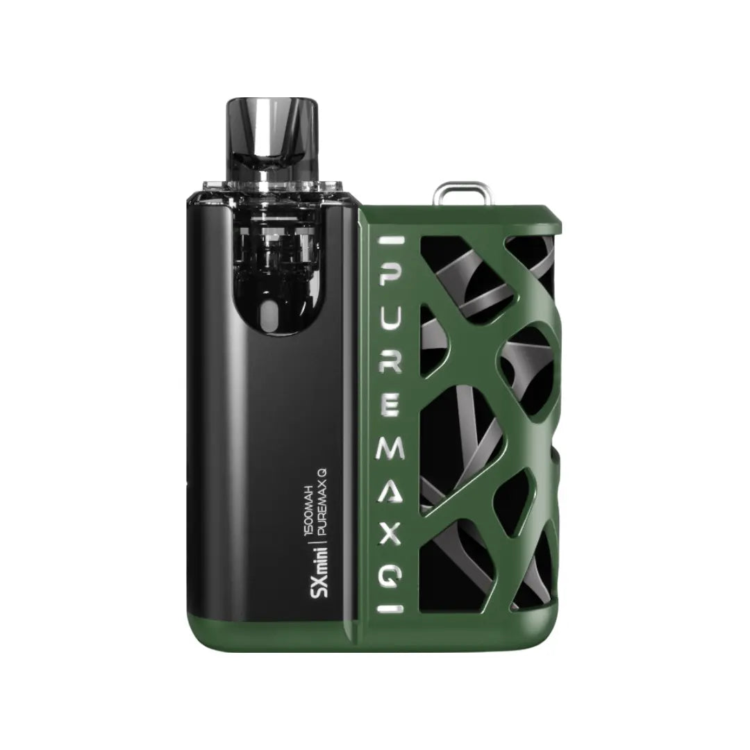 SXMini Puremax Q Pod Vape Kit In Ion Navy Green Colour