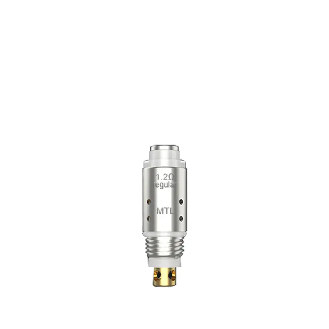 Syiko Galax replacement coil 1.2Ω regular DTL on a grey background.