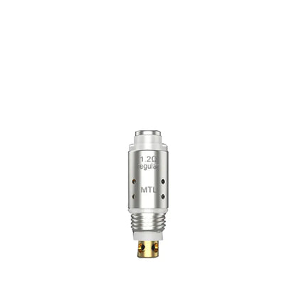 Syiko Galax replacement coil 1.2Ω regular DTL on a grey background.