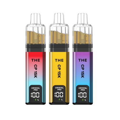 The Crystal Pro CP 15k Prefilled Vape Kit Box of 5, Watermelon Ice, Triple Mango, Blueberry Sour Raspberry Flavour
