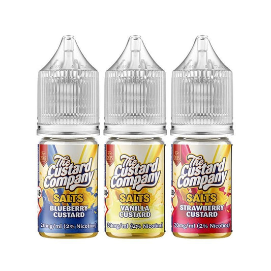 The Custard Company 10ML Nic Salt (Pack of 10) - #Simbavapeswholesale#