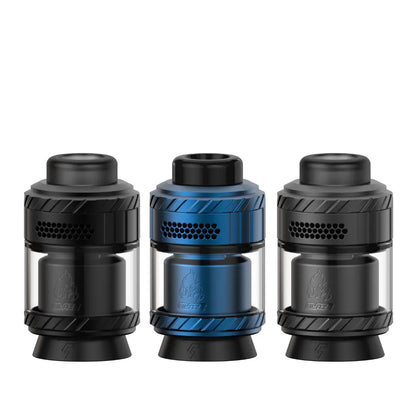 ThunderCloud Blaze Pro Max RTA 3 in a line in 3 colours - Black - Blue - Gunmetal