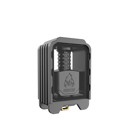 Thunderhead Creations Blaze RBA Sliding Boro Tank in gunmetal finish.