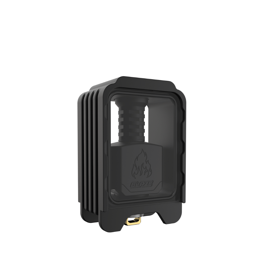 ThunderHead Creations Blaze RBA Sliding Boro Tank in matte black.
