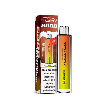 Tick Tock 8000 Magic Vape Kit in Watermelon Kiwi Flavour