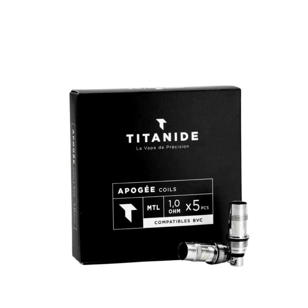 Apogee MTL Vape Coils by Titanide in 1.0ohm resistance