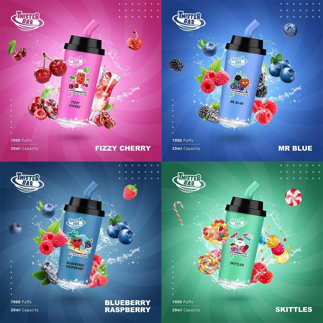 Twister Bar 7000 Puff Prefilled Vape Pod Kit- Box of 10 AJ's Superstore Twister Bar 7000 Puff Prefilled Vape Pod Kit- Box of 10 AJ's Superstore