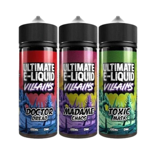 Ultimate Puff Villains 100ml E-liquids - #Simbavapeswholesale#