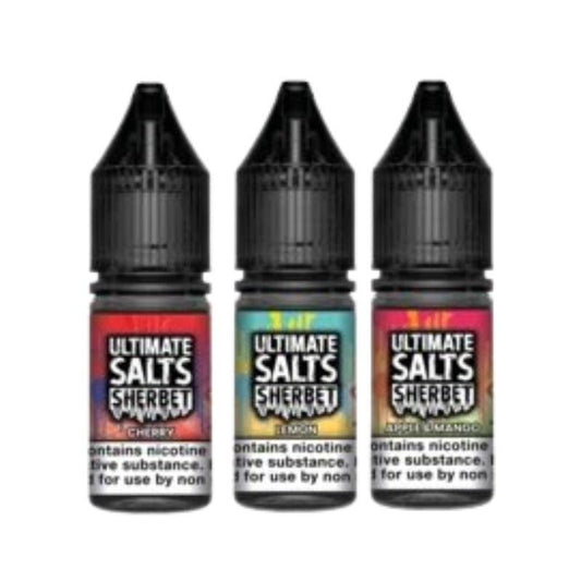 Ultimate Salts Sherbet 10ML Nic Salt (Pack of 10) - #Simbavapeswholesale#