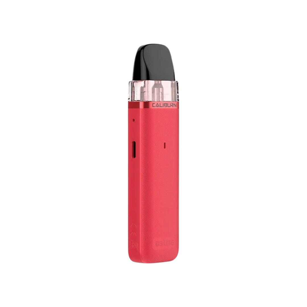 Uwell Caliburn G3 Lite Pod Vape Kit in chili red perfect for Nic Salt E-Liquids