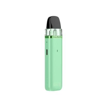 Mint green Uwell Caliburn G3 Lite pod vape kit perfect for Nic Salt E-Liquids.