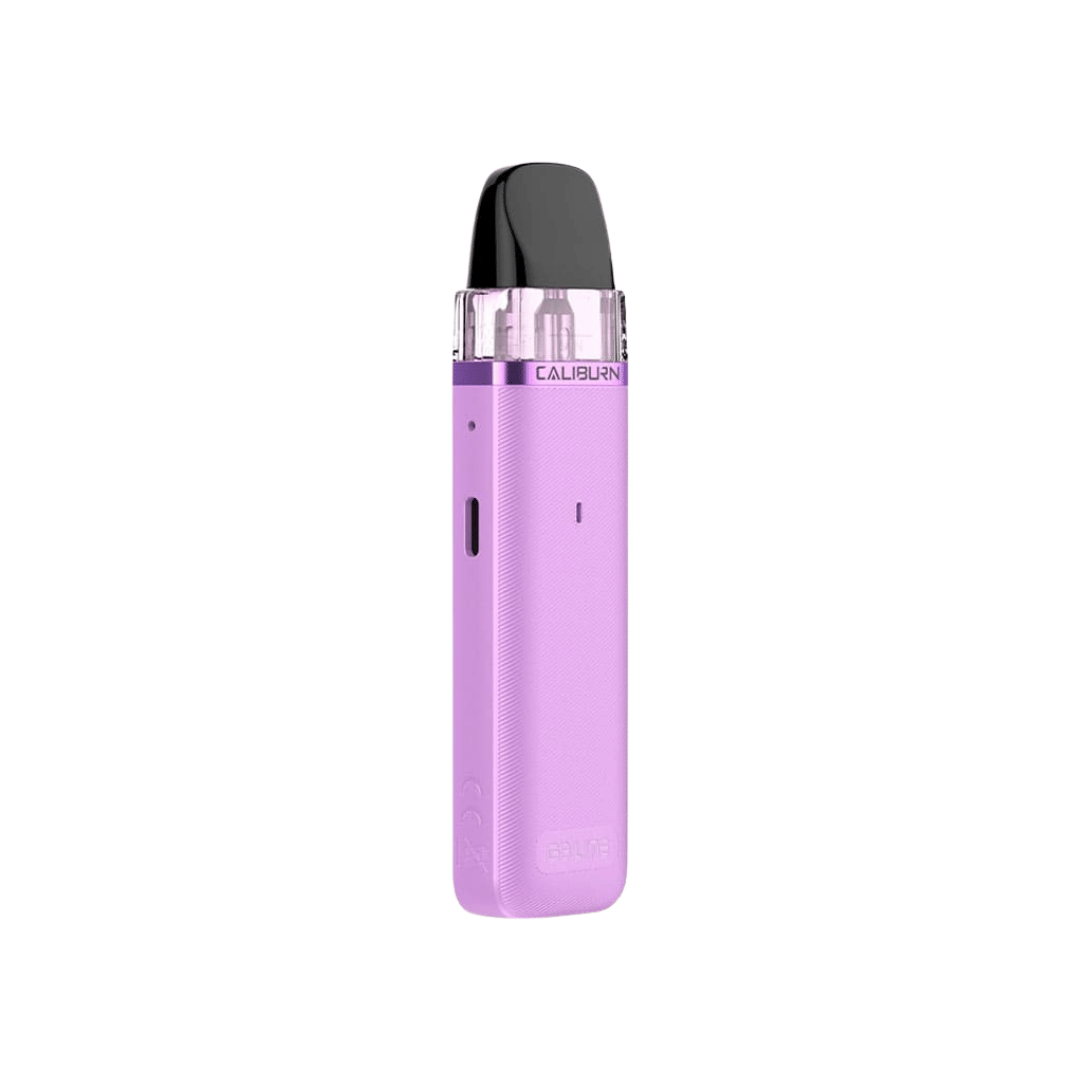 Pale purple Uwell Caliburn G3 Lite pod vape kit perfect for Nic Salt E-Liquids